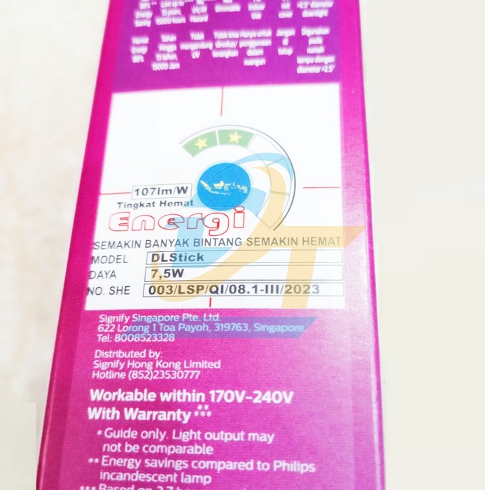 B&oacute;ng Led Philips DLStick 7.5W E27 6500K 1PF/12 APR  Philips | Gi&aacute; rẻ nhất - C&ocirc;ng Ty TNHH Thương Mại Dịch Vụ Đạt T&acirc;m