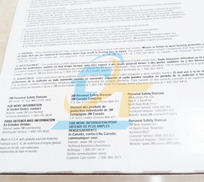 Chụp tai chống ồn 3M H9P3E  3M | Gi&aacute; rẻ nhất - C&ocirc;ng Ty TNHH Thương Mại Dịch Vụ Đạt T&acirc;m