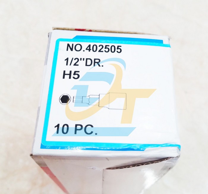 Đầu tu&yacute;p 1/2" b&iacute;t lục gi&aacute;c 5mm Kingtony 402505  KingTony | Gi&aacute; rẻ nhất - C&ocirc;ng Ty TNHH Thương Mại Dịch Vụ Đạt T&acirc;m