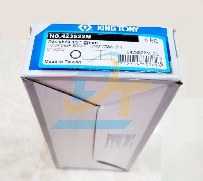 Đầu tu&yacute;p d&agrave;i 1/2'' ra lục gi&aacute;c 22mm Kingtony 423522M  KingTony | Gi&aacute; rẻ nhất - C&ocirc;ng Ty TNHH Thương Mại Dịch Vụ Đạt T&acirc;m