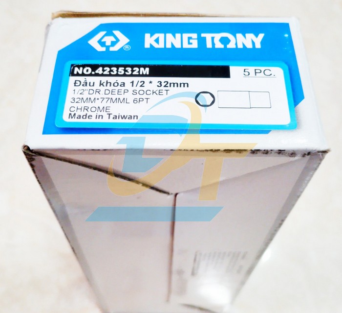 Đầu tu&yacute;p d&agrave;i 1/2'' ra lục gi&aacute;c 32mm Kingtony 423532M 423532M KingTony | Gi&aacute; rẻ nhất - C&ocirc;ng Ty TNHH Thương Mại Dịch Vụ Đạt T&acirc;m
