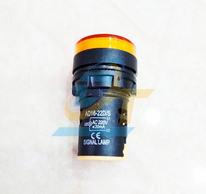 Đ&egrave;n b&aacute;o pha 220V phi 22 m&agrave;u v&agrave;ng AD16-22DS  China | Gi&aacute; rẻ nhất - C&ocirc;ng Ty TNHH Thương Mại Dịch Vụ Đạt T&acirc;m