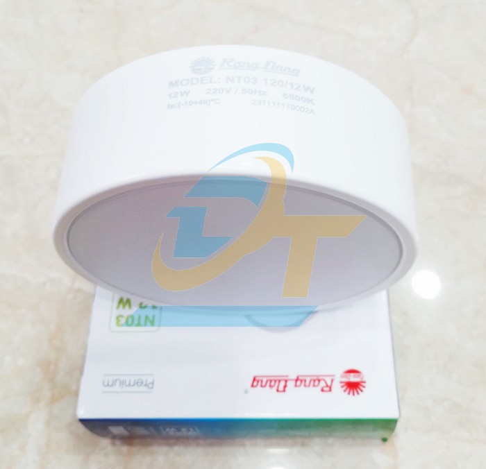 Đ&egrave;n led Downlight ốp trần gắn nổi 120/12W 6500K Rạng Đ&ocirc;ng NT03  RangDong | Gi&aacute; rẻ nhất - C&ocirc;ng Ty TNHH Thương Mại Dịch Vụ Đạt T&acirc;m