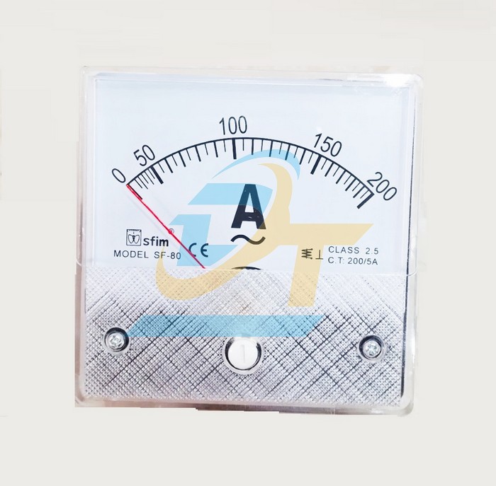 Đồng hồ đo Ampe Sfim SF-80 AC 200/5A  SFIM | Gi&aacute; rẻ nhất - C&ocirc;ng Ty TNHH Thương Mại Dịch Vụ Đạt T&acirc;m