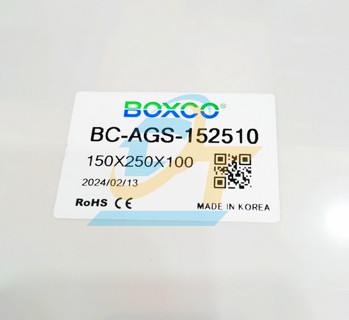Hộp nhựa chống nước150&times;250&times;100mm Boxco BC-AGS-152510 BC-AGS-152510 BOXCO | Gi&aacute; rẻ nhất - C&ocirc;ng Ty TNHH Thương Mại Dịch Vụ Đạt T&acirc;m