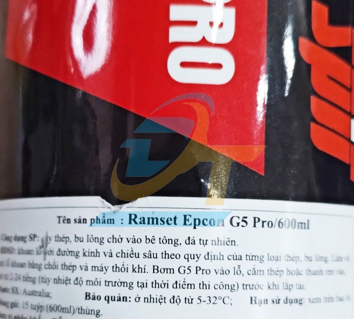 Keo cấy th&eacute;p Ramset Epcon G5 Pro 600ml  RAMSET | Gi&aacute; rẻ nhất - C&ocirc;ng Ty TNHH Thương Mại Dịch Vụ Đạt T&acirc;m