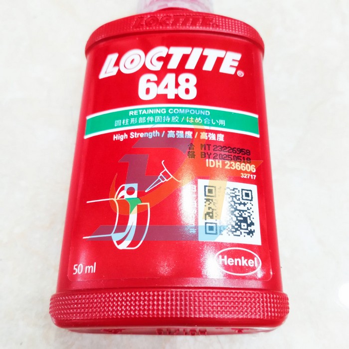 Keo kh&oacute;a ren Loctite 648 50ml  Loctite | Gi&aacute; rẻ nhất - C&ocirc;ng Ty TNHH Thương Mại Dịch Vụ Đạt T&acirc;m