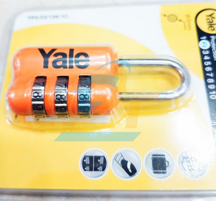 Kh&oacute;a số du lịch 3 số 23mm Yale YP2/23/128/1O  YALE | Gi&aacute; rẻ nhất - C&ocirc;ng Ty TNHH Thương Mại Dịch Vụ Đạt T&acirc;m