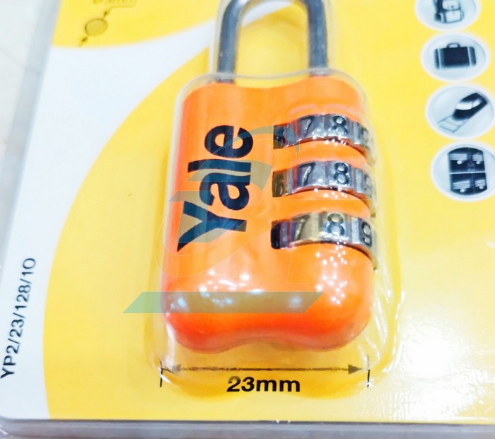 Kh&oacute;a số du lịch 3 số 23mm Yale YP2/23/128/1O  YALE | Gi&aacute; rẻ nhất - C&ocirc;ng Ty TNHH Thương Mại Dịch Vụ Đạt T&acirc;m