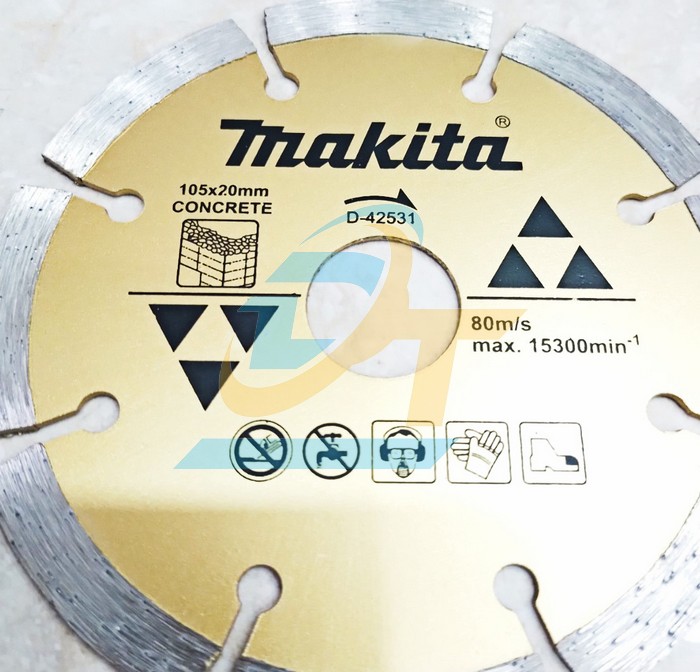 Lưỡi cắt kim cương 105x20mm Makita D-42531 D-42531 Makita | Gi&aacute; rẻ nhất - C&ocirc;ng Ty TNHH Thương Mại Dịch Vụ Đạt T&acirc;m