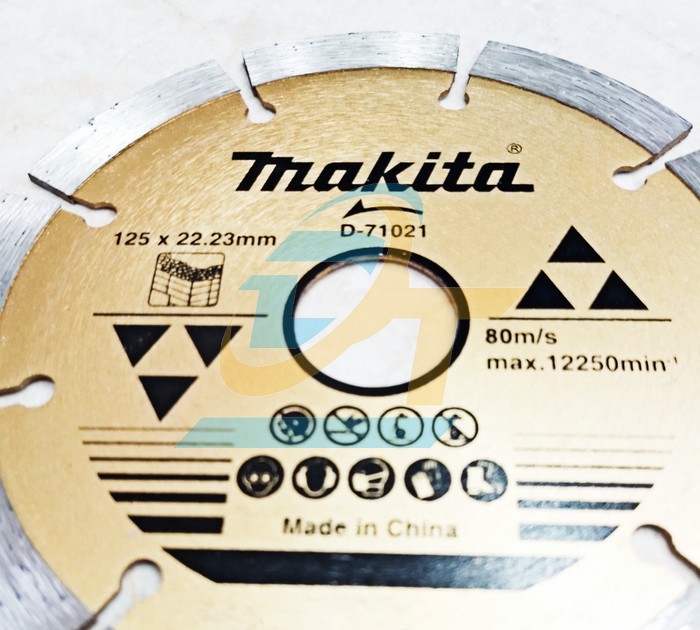 Lưỡi cắt kim cương 125x22.23mm Makita D-71021  Makita | Gi&aacute; rẻ nhất - C&ocirc;ng Ty TNHH Thương Mại Dịch Vụ Đạt T&acirc;m