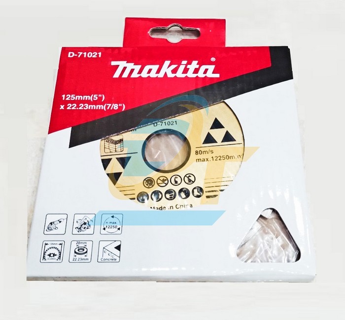 Lưỡi cắt kim cương 125x22.23mm Makita D-71021  Makita | Gi&aacute; rẻ nhất - C&ocirc;ng Ty TNHH Thương Mại Dịch Vụ Đạt T&acirc;m