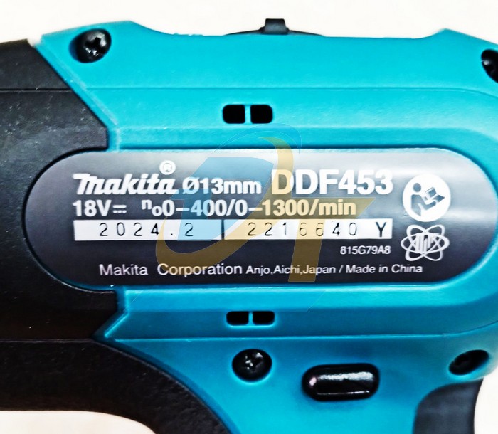 M&aacute;y khoan vặn v&iacute;t d&ugrave;ng pin 18V Makita DDF453SYE (K&egrave;m 2 pin 1.5Ah + 1 Sạc)  Makita | Gi&aacute; rẻ nhất - C&ocirc;ng Ty TNHH Thương Mại Dịch Vụ Đạt T&acirc;m