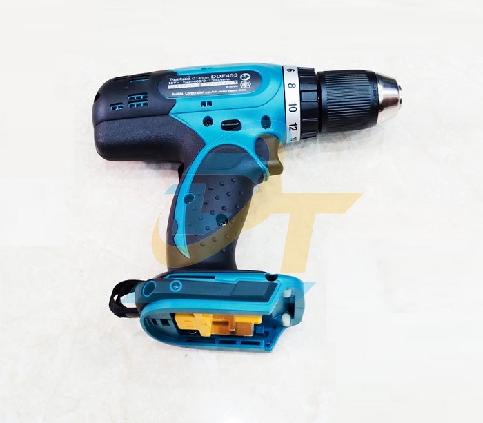 M&aacute;y khoan vặn v&iacute;t d&ugrave;ng pin 18V Makita DDF453SYE (K&egrave;m 2 pin 1.5Ah + 1 Sạc)  Makita | Gi&aacute; rẻ nhất - C&ocirc;ng Ty TNHH Thương Mại Dịch Vụ Đạt T&acirc;m