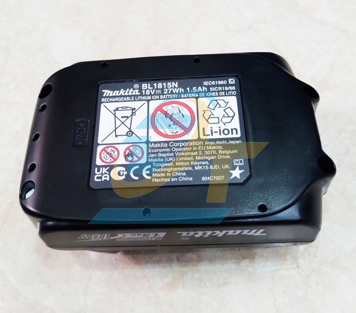 M&aacute;y khoan vặn v&iacute;t d&ugrave;ng pin 18V Makita DDF453SYE (K&egrave;m 2 pin 1.5Ah + 1 Sạc)  Makita | Gi&aacute; rẻ nhất - C&ocirc;ng Ty TNHH Thương Mại Dịch Vụ Đạt T&acirc;m