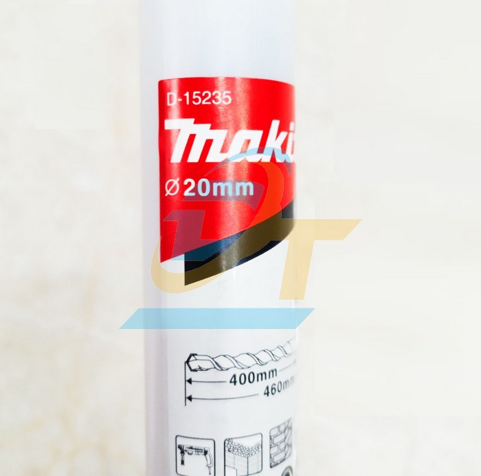 Mũi khoan b&ecirc; t&ocirc;ng chu&ocirc;i g&agrave;i 20x460mm Makita D-15235 D-15235 Makita | Gi&aacute; rẻ nhất - C&ocirc;ng Ty TNHH Thương Mại Dịch Vụ Đạt T&acirc;m