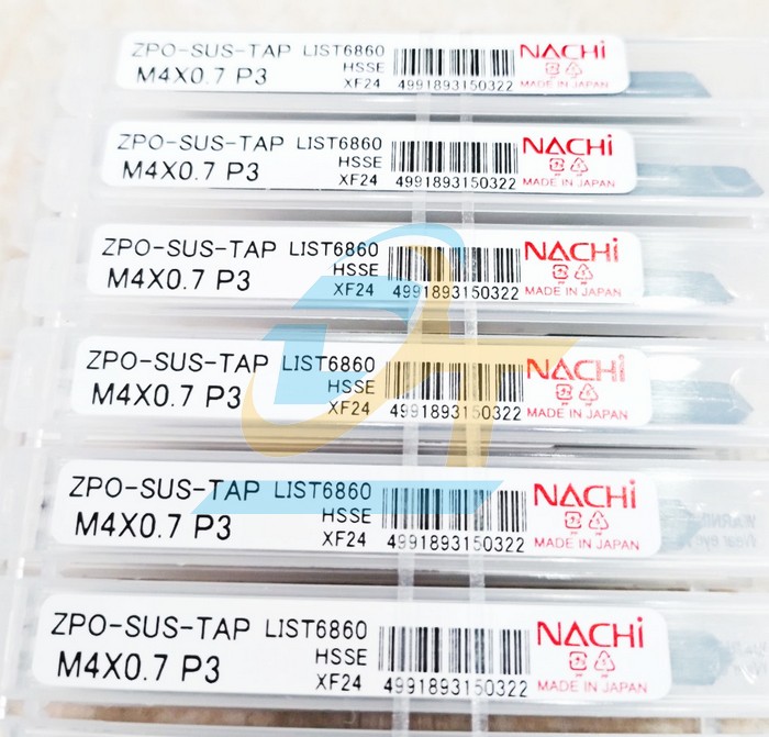 Mũi taro thẳng List L6860 Nachi STPO M4x0.7 P3  Nachi | Gi&aacute; rẻ nhất - C&ocirc;ng Ty TNHH Thương Mại Dịch Vụ Đạt T&acirc;m