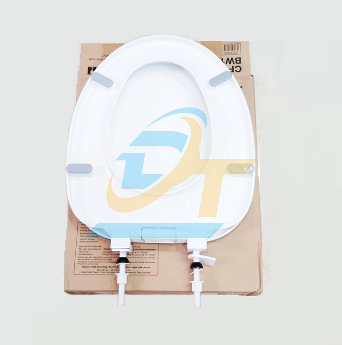 Nắp bồn cầu nhựa Inax CF-37AKV/BW1 - Rơi kh&ocirc;ng &ecirc;m CF-37AKV/BW1 INAX | Gi&aacute; rẻ nhất - C&ocirc;ng Ty TNHH Thương Mại Dịch Vụ Đạt T&acirc;m