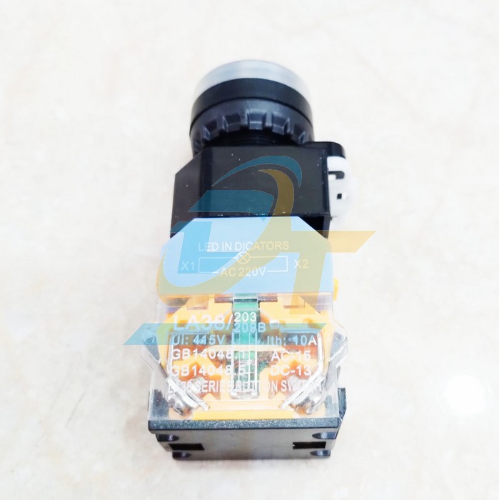N&uacute;t nhấn nhả 220V phi 22 c&oacute; đ&egrave;n m&agrave;u xanh đỏ LA38  China | Gi&aacute; rẻ nhất - C&ocirc;ng Ty TNHH Thương Mại Dịch Vụ Đạt T&acirc;m