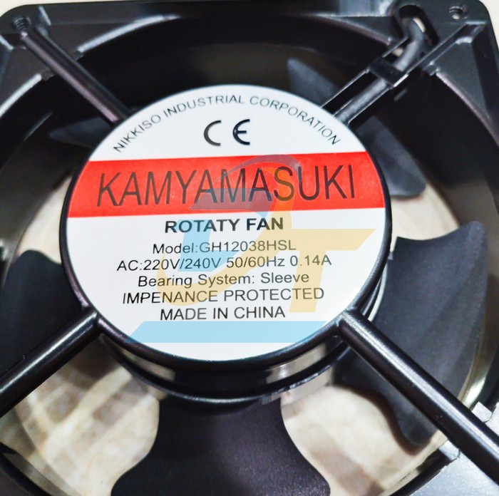 Quạt h&uacute;t 120x120x38mm 220V Kamyamasuki GH12038HSL GH12038HSL Kamyamasuki | Gi&aacute; rẻ nhất - C&ocirc;ng Ty TNHH Thương Mại Dịch Vụ Đạt T&acirc;m