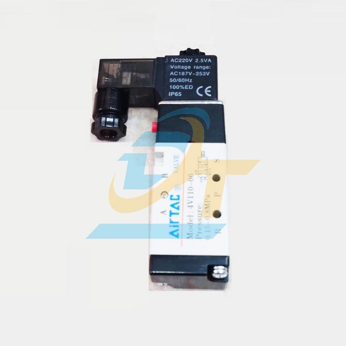 Van điện từ kh&iacute; n&eacute;n AC220V Airtac 4V110-06A  Airtac | Gi&aacute; rẻ nhất - C&ocirc;ng Ty TNHH Thương Mại Dịch Vụ Đạt T&acirc;m