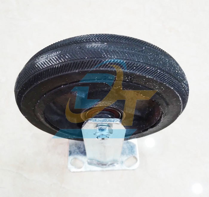 B&aacute;nh xe đẩy cao su 200x50 cố định  VietNam | Gi&aacute; rẻ nhất - C&ocirc;ng Ty TNHH Thương Mại Dịch Vụ Đạt T&acirc;m