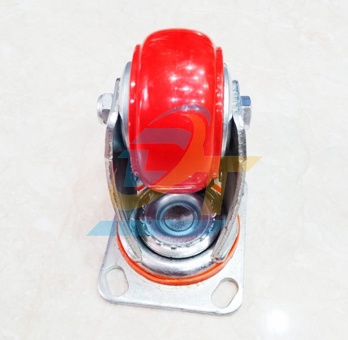 B&aacute;nh xe PU th&eacute;p ốp kim loại c&oacute; kh&oacute;a phi 100 c&agrave;ng xoay  VietNam | Gi&aacute; rẻ nhất - C&ocirc;ng Ty TNHH Thương Mại Dịch Vụ Đạt T&acirc;m