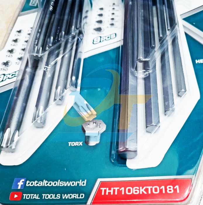 Bộ lục gi&aacute;c bằng v&agrave; lục gi&aacute;c b&ocirc;ng 18 chi tiết Total THT106KT0181  Total | Gi&aacute; rẻ nhất - C&ocirc;ng Ty TNHH Thương Mại Dịch Vụ Đạt T&acirc;m