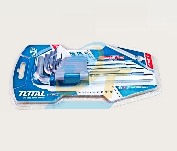 Bộ lục gi&aacute;c hệ m&eacute;t 9 c&acirc;y 1.5-10mm Total THT106191  Total | Gi&aacute; rẻ nhất - C&ocirc;ng Ty TNHH Thương Mại Dịch Vụ Đạt T&acirc;m