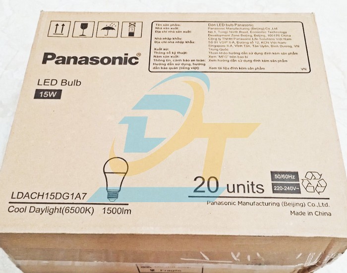 B&oacute;ng đ&egrave;n Led Bulb 15W 6500K Panasonic LDACH15DG1A7 LDACH15DG1A7 Panasonic | Gi&aacute; rẻ nhất - C&ocirc;ng Ty TNHH Thương Mại Dịch Vụ Đạt T&acirc;m