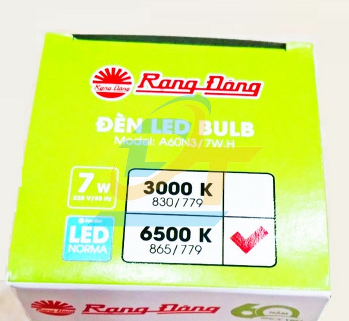 B&oacute;ng đ&egrave;n LED Bulb 7W 220V 6500K Rạng Đ&ocirc;ng A60N3/7W A60N3/7W RangDong | Gi&aacute; rẻ nhất - C&ocirc;ng Ty TNHH Thương Mại Dịch Vụ Đạt T&acirc;m