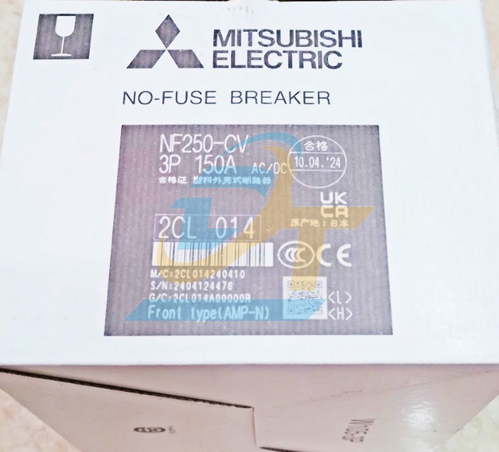 Cầu dao điện MCCB (khối) Mitsubishi NF250-CV 3P 150A 25kA  MITSUBISHI | Gi&aacute; rẻ nhất - C&ocirc;ng Ty TNHH Thương Mại Dịch Vụ Đạt T&acirc;m