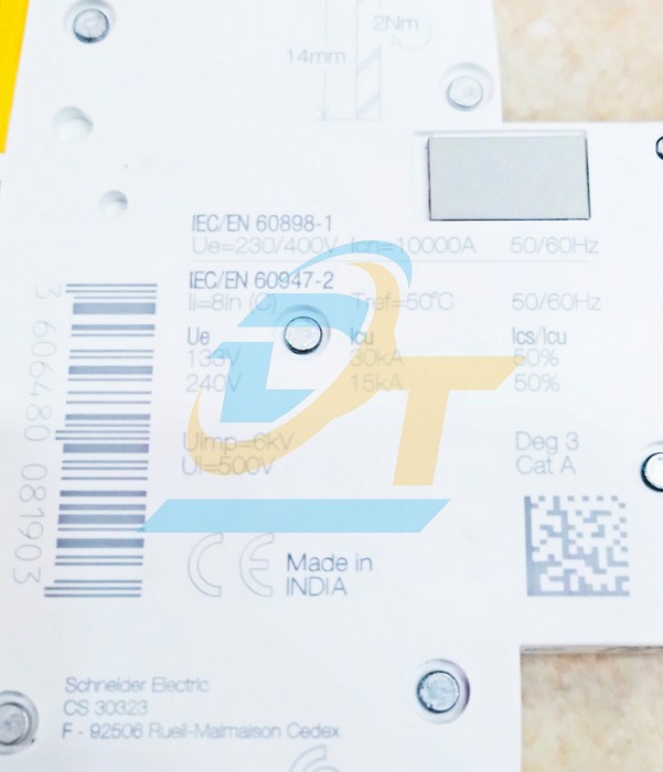 Cầu dao tự động MCB Acti9 1P 20A 15kA Schneider A9F84120  SCHNEIDER | Gi&aacute; rẻ nhất - C&ocirc;ng Ty TNHH Thương Mại Dịch Vụ Đạt T&acirc;m