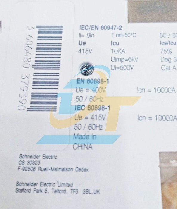 Cầu dao tự động MCB Acti9 3P 80A 10kA Schneider A9N18365  SCHNEIDER | Gi&aacute; rẻ nhất - C&ocirc;ng Ty TNHH Thương Mại Dịch Vụ Đạt T&acirc;m