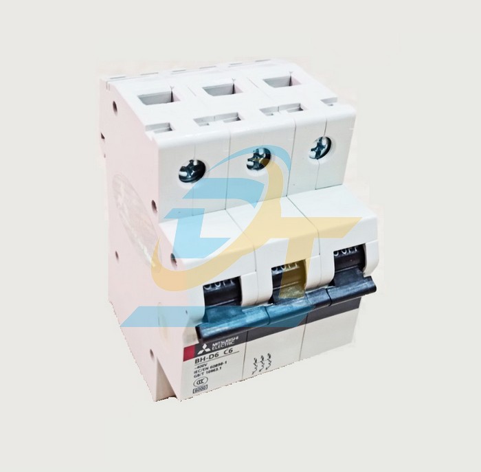 Cầu dao tự động MCB Mitsubishi BH-D6 (Type C N) 3P 6A 6kA  MITSUBISHI | Gi&aacute; rẻ nhất - C&ocirc;ng Ty TNHH Thương Mại Dịch Vụ Đạt T&acirc;m