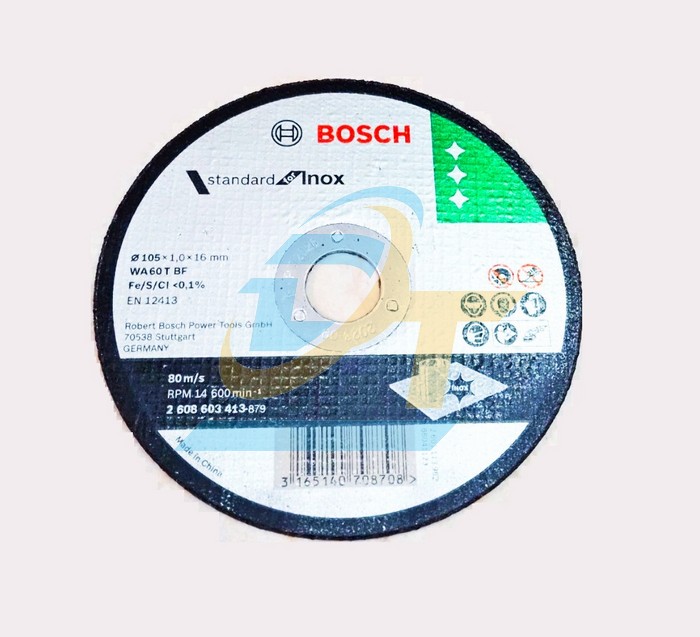 Đ&aacute; cắt inox 105x1.0x16mm Bosch 2608603413  Bosch | Gi&aacute; rẻ nhất - C&ocirc;ng Ty TNHH Thương Mại Dịch Vụ Đạt T&acirc;m