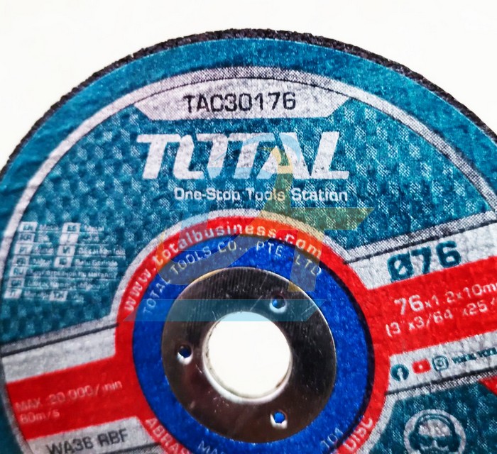 Đ&aacute; cắt kim loại 76x1.2x10mm Total TAC30176  Total | Gi&aacute; rẻ nhất - C&ocirc;ng Ty TNHH Thương Mại Dịch Vụ Đạt T&acirc;m