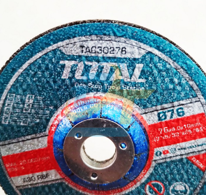 Đ&aacute; m&agrave;i kim loại 76x4.0x10mm Total TAC30276  Total | Gi&aacute; rẻ nhất - C&ocirc;ng Ty TNHH Thương Mại Dịch Vụ Đạt T&acirc;m