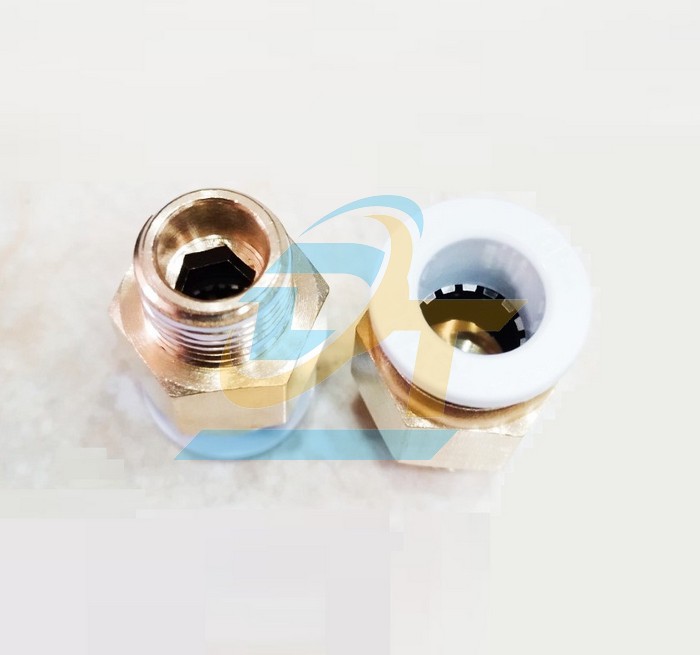 Đầu nối hơi thẳng ren ngo&agrave;i 17 ống 10 STNC YPC10-03  STNC | Gi&aacute; rẻ nhất - C&ocirc;ng Ty TNHH Thương Mại Dịch Vụ Đạt T&acirc;m