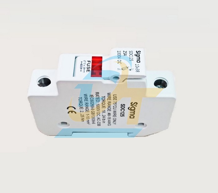 Đế cầu ch&igrave; DC 25A 10x38 Sigma SDC125 SDC125 SIGMA | Gi&aacute; rẻ nhất - C&ocirc;ng Ty TNHH Thương Mại Dịch Vụ Đạt T&acirc;m