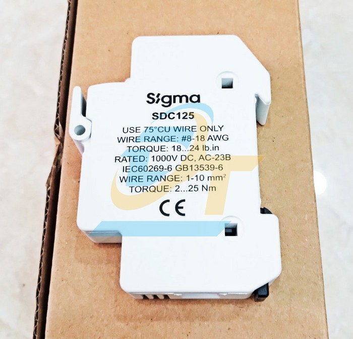 Đế cầu ch&igrave; DC 25A 10x38 Sigma SDC125 SDC125 SIGMA | Gi&aacute; rẻ nhất - C&ocirc;ng Ty TNHH Thương Mại Dịch Vụ Đạt T&acirc;m