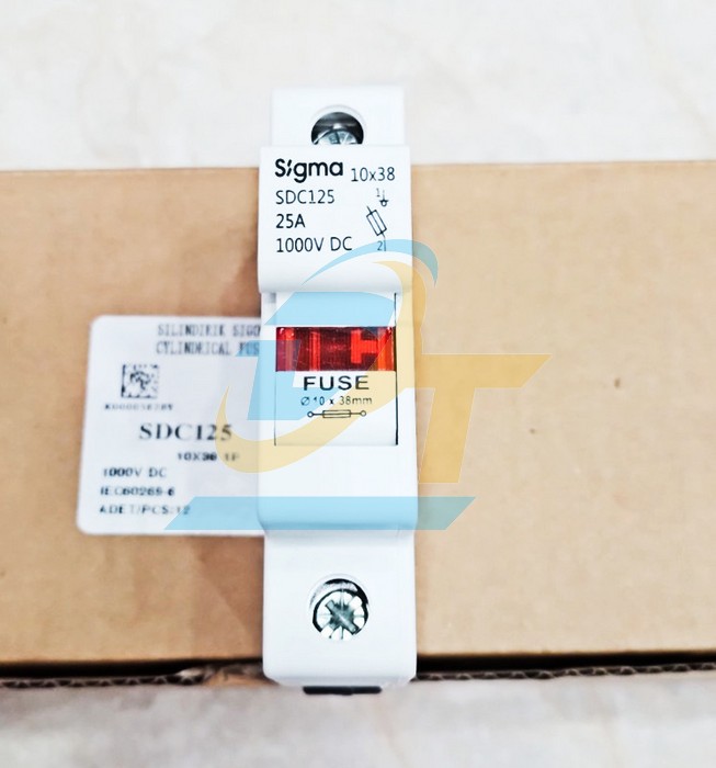 Đế cầu ch&igrave; DC 25A 10x38 Sigma SDC125 SDC125 SIGMA | Gi&aacute; rẻ nhất - C&ocirc;ng Ty TNHH Thương Mại Dịch Vụ Đạt T&acirc;m