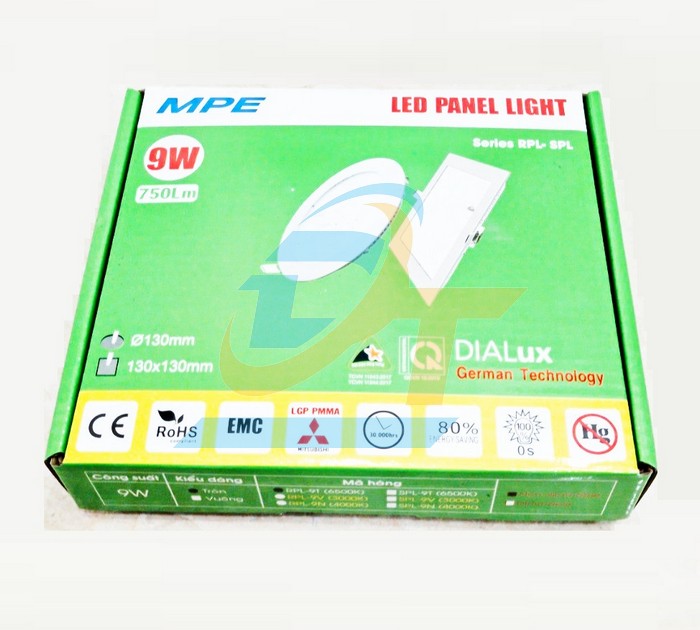 Đ&egrave;n LED Panel &acirc;m trần 9W 6500K MPE RPL-9T  MPE | Gi&aacute; rẻ nhất - C&ocirc;ng Ty TNHH Thương Mại Dịch Vụ Đạt T&acirc;m