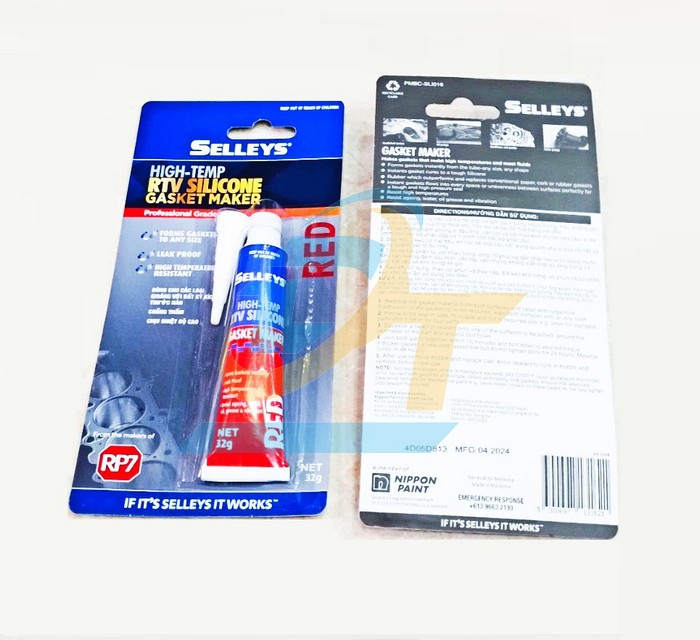 Keo thế ron đỏ Selleys High-temp RTV Silicone 32gr  Selleys | Gi&aacute; rẻ nhất - C&ocirc;ng Ty TNHH Thương Mại Dịch Vụ Đạt T&acirc;m