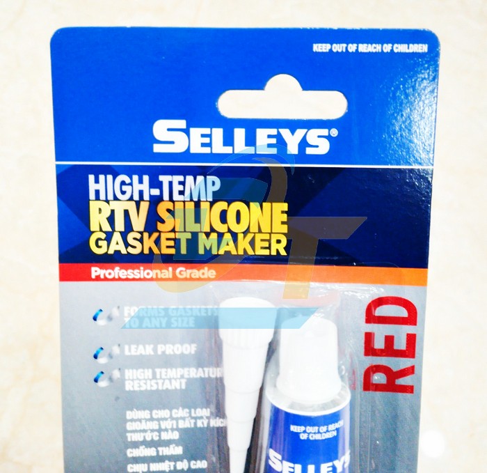 Keo thế ron đỏ Selleys High-temp RTV Silicone 32gr  Selleys | Gi&aacute; rẻ nhất - C&ocirc;ng Ty TNHH Thương Mại Dịch Vụ Đạt T&acirc;m
