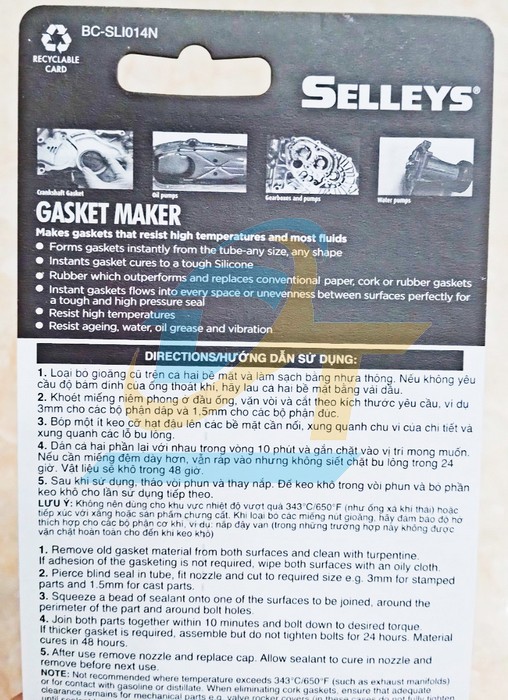 Keo thế ron x&aacute;m Selleys High-temp RTV Silicone 32gr  Selleys | Gi&aacute; rẻ nhất - C&ocirc;ng Ty TNHH Thương Mại Dịch Vụ Đạt T&acirc;m