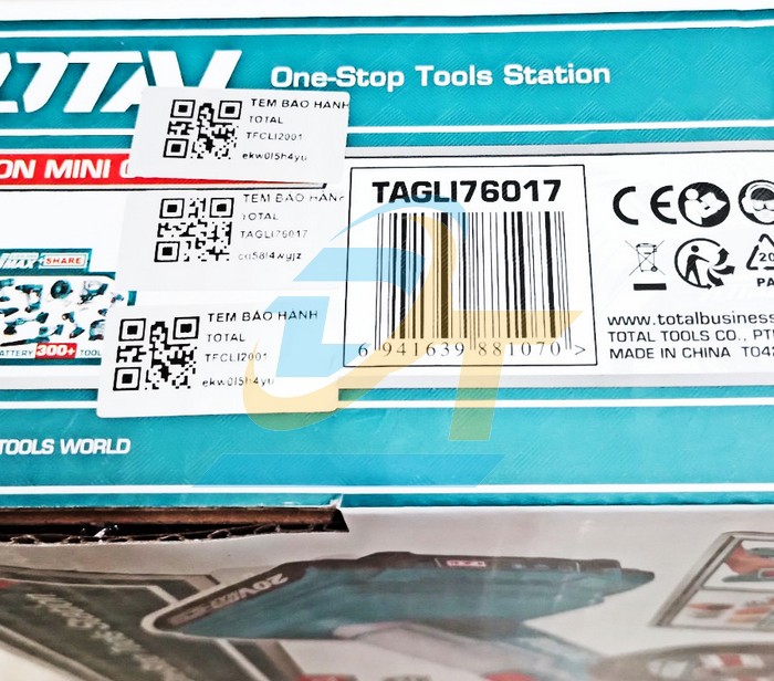 M&aacute;y cắt v&agrave; m&agrave;i mini d&ugrave;ng pin 20V Total TAGLI76017 (K&egrave;m 1 Pin 2.0Ah + 1 Sạc)  Total | Gi&aacute; rẻ nhất - C&ocirc;ng Ty TNHH Thương Mại Dịch Vụ Đạt T&acirc;m