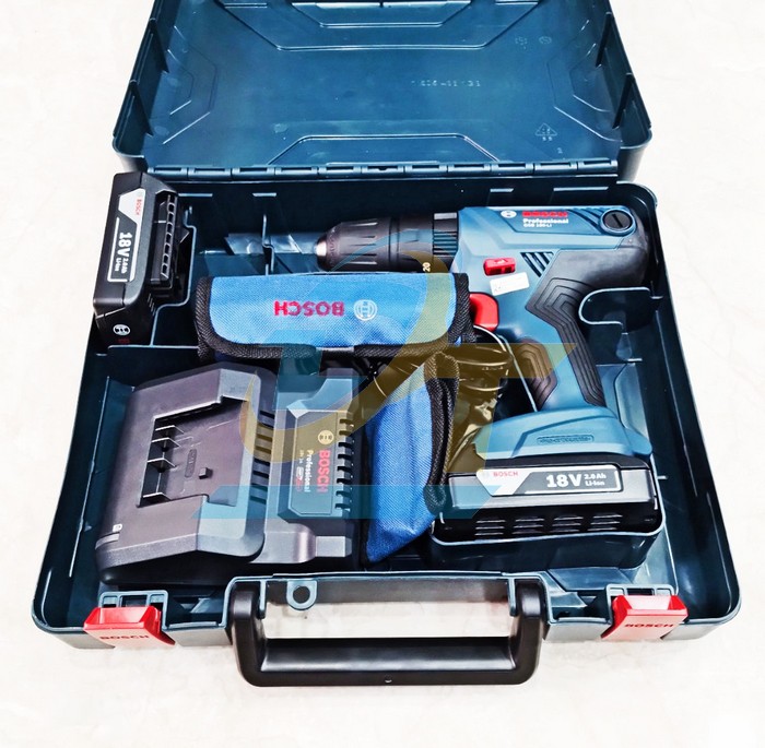 M&aacute;y khoan động lực d&ugrave;ng pin 18V Bosch GSB 180-LI (K&egrave;m 2 Pin 2.0Ah + 1 Sạc) GSB 180-LI Bosch | Gi&aacute; rẻ nhất - C&ocirc;ng Ty TNHH Thương Mại Dịch Vụ Đạt T&acirc;m