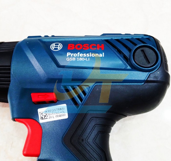 M&aacute;y khoan động lực d&ugrave;ng pin 18V Bosch GSB 180-LI (K&egrave;m 2 Pin 2.0Ah + 1 Sạc) GSB 180-LI Bosch | Gi&aacute; rẻ nhất - C&ocirc;ng Ty TNHH Thương Mại Dịch Vụ Đạt T&acirc;m
