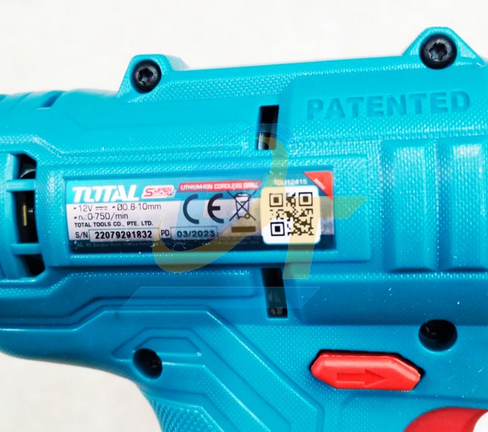 M&aacute;y khoan d&ugrave;ng pin 12V Total TOSLI22111 (K&egrave;m 2 Pin + 1 Sạc)  Total | Gi&aacute; rẻ nhất - C&ocirc;ng Ty TNHH Thương Mại Dịch Vụ Đạt T&acirc;m